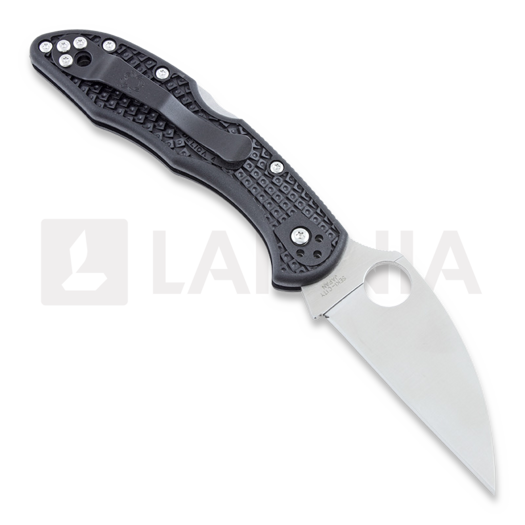 Spyderco Delica 4 foldekniv, Flat Ground, Wharncliff C11FPWCBK