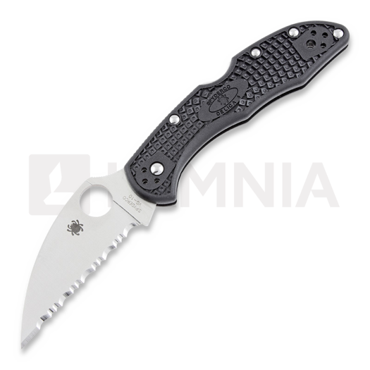 Nóż składany Spyderco Delica 4, Flat Ground, Wharncliff, spyderedge C11FSWCBK