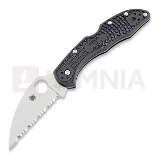 Spyderco Delica 4 kääntöveitsi, Flat Ground, Wharncliff, spyderedge C11FSWCBK