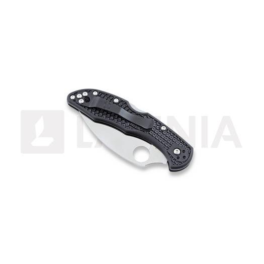 Spyderco Delica 4 sulankstomas peilis, Flat Ground, Wharncliff, spyderedge C11FSWCBK