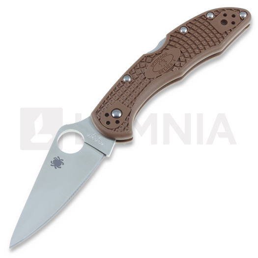Spyderco Delica 4 FRN Flat Ground sulankstomas peilis