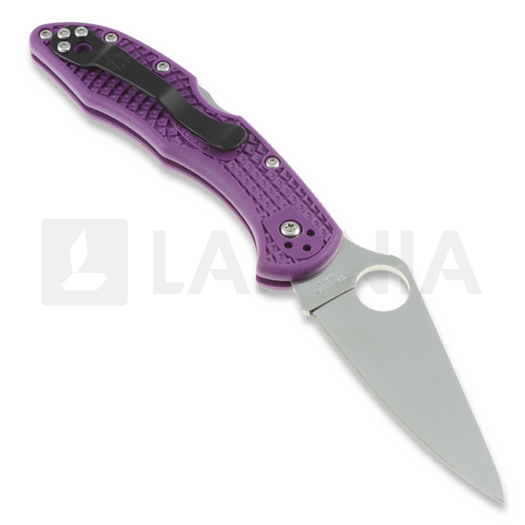 Spyderco Delica 4 kääntöveitsi, FRN, Flat Ground, purppura C11FPPR
