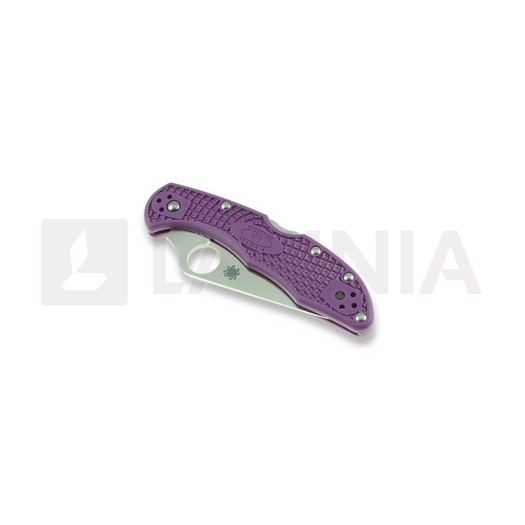 Spyderco Delica 4 kääntöveitsi, FRN, Flat Ground, purppura C11FPPR