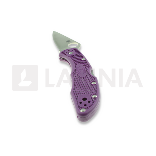 Spyderco Delica 4 kääntöveitsi, FRN, Flat Ground, purppura C11FPPR