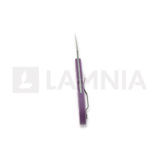 Spyderco Delica 4 k&auml;&auml;nt&ouml;veitsi, FRN, Flat Ground, purppura C11FPPR