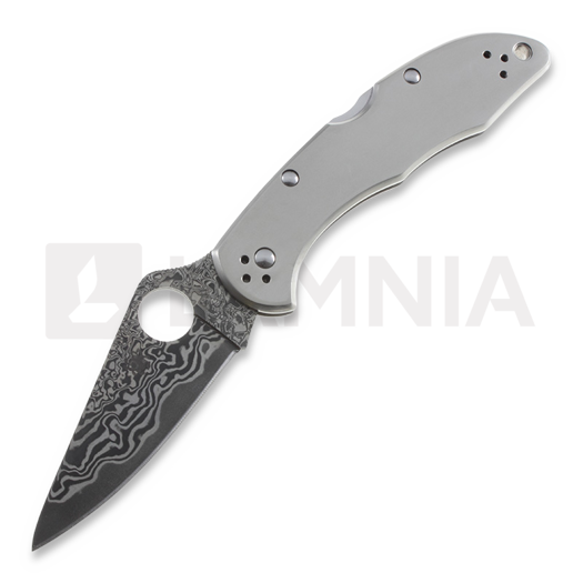 Spyderco Delica 4 Titanium Damascus kääntöveitsi C11TIPD