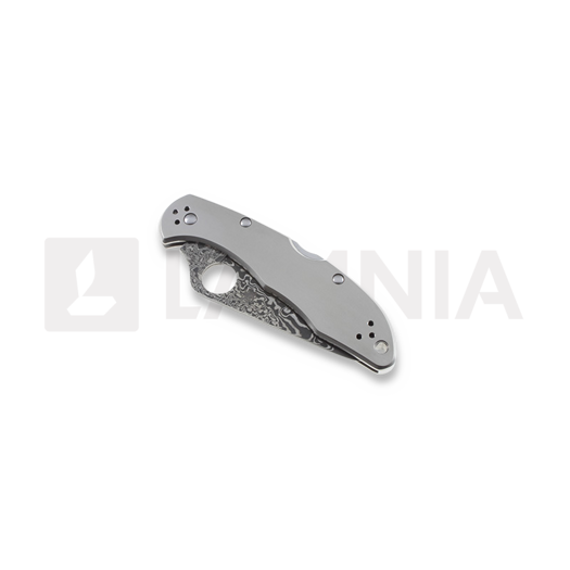 Coltello pieghevole Spyderco Delica 4 Titanium Damascus C11TIPD