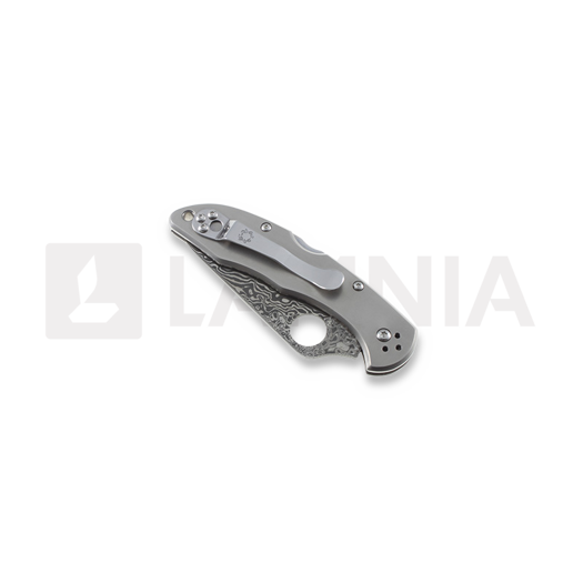 Coltello pieghevole Spyderco Delica 4 Titanium Damascus C11TIPD