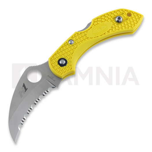 Liigendnuga Spyderco Dragonfly 2 Hawkbill Salt C28SYL2HB