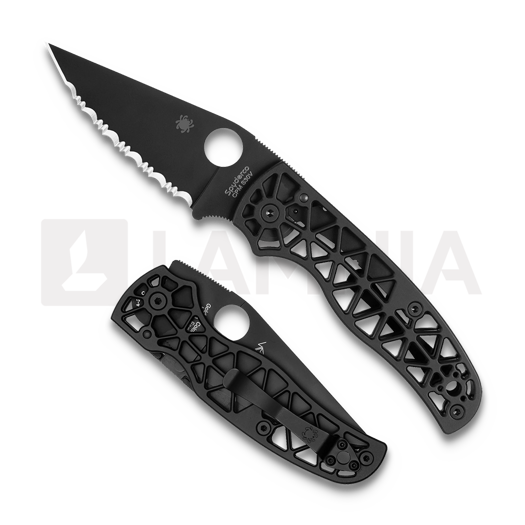 Spyderco Edgerati DLC sulankstomas peilis, spyderedge C266BKALBKS