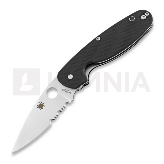 Spyderco Emphasis 접이식 나이프, 톱니 모양 칼날 C245GPS