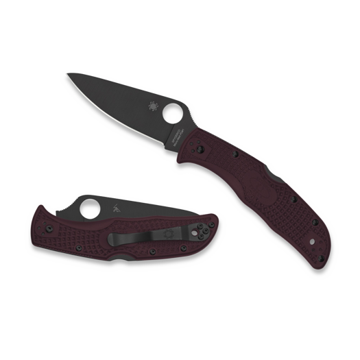 Spyderco Endela Burgundy Lgtw CTS-PD#1 Sprint Run 접이식 나이프 C243BGBKP