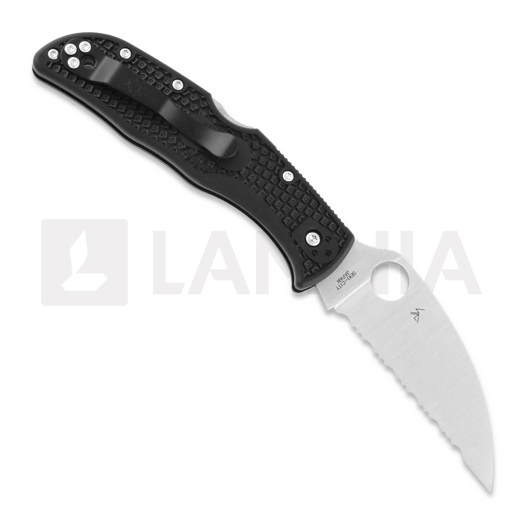 Spyderco Endela Wharncliffe 折叠刀, spyderedge, 黑色 C243FSWCBK