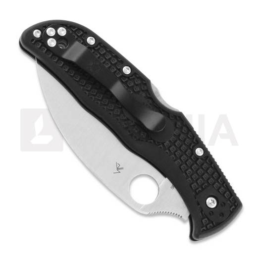 Spyderco Endela Wharncliffe sulankstomas peilis, spyderedge, juoda C243FSWCBK