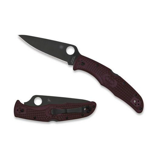 Navalha Spyderco Endura 4 Burgundy Lgtw CTS-PD#1 Sprint Run C10BGBKP