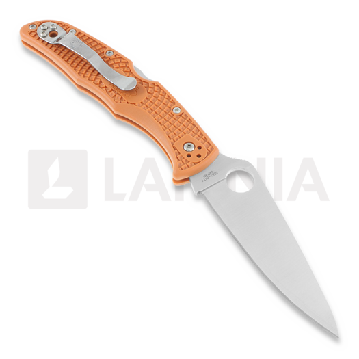 Spyderco Endura 4 Burnt Orange Sprint Run foldekniv C10FPBORE