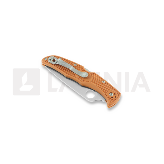 Spyderco Endura 4 Burnt Orange Sprint Run sulankstomas peilis C10FPBORE