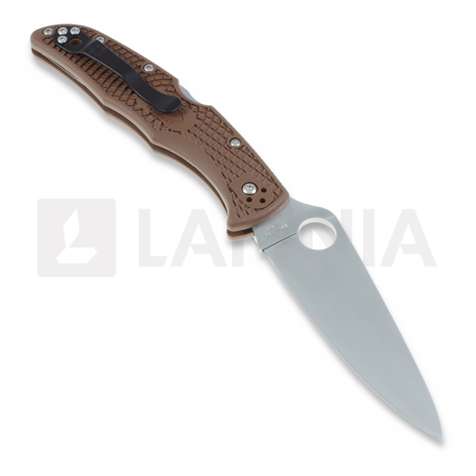 Spyderco Endura 4 Taschenmesser, FRN, Flat Ground, braun C10FPBN