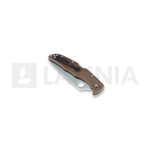 Spyderco Endura 4 Taschenmesser, FRN, Flat Ground, braun C10FPBN