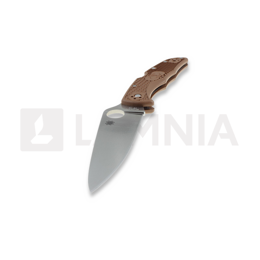 Spyderco Endura 4 Taschenmesser, FRN, Flat Ground, braun C10FPBN