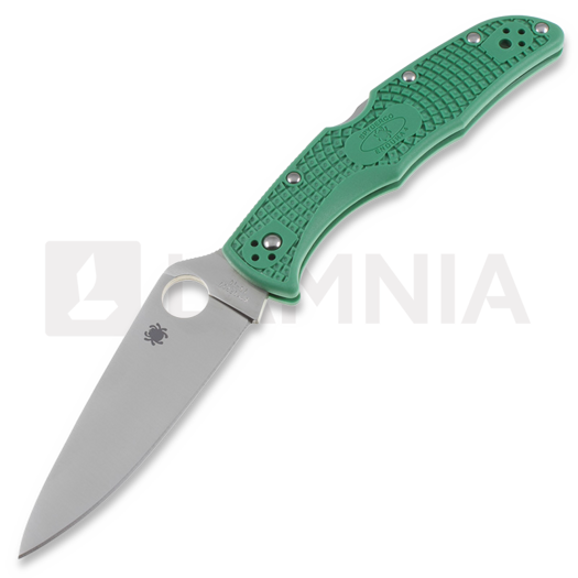 Navaja Spyderco Endura 4, FRN, Flat Ground, verde C10FPGR