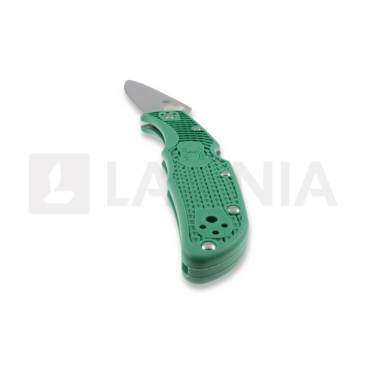 Navaja Spyderco Endura 4, FRN, Flat Ground, verde C10FPGR