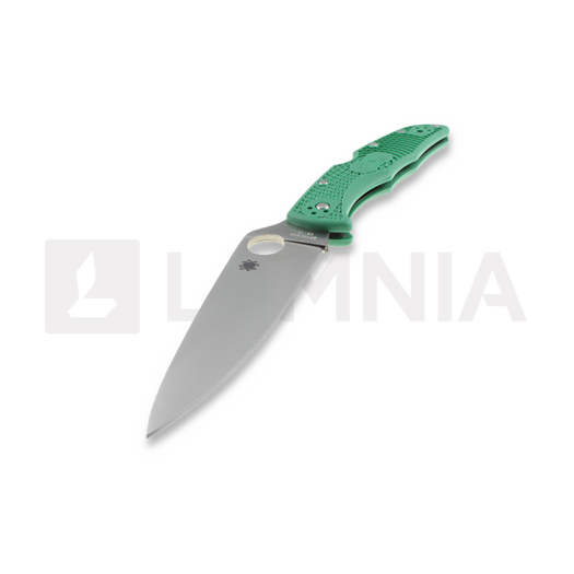 Navaja Spyderco Endura 4, FRN, Flat Ground, verde C10FPGR