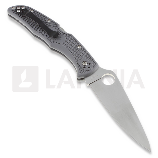 Spyderco Endura 4 Taschenmesser, FRN, Flat Ground, grau C10FPGY