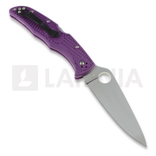 Spyderco Endura 4 kääntöveitsi, FRN, Flat Ground, purppura C10FPPR