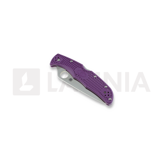 Spyderco Endura 4 k&auml;&auml;nt&ouml;veitsi, FRN, Flat Ground, purppura C10FPPR
