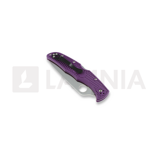 Spyderco Endura 4 k&auml;&auml;nt&ouml;veitsi, FRN, Flat Ground, purppura C10FPPR