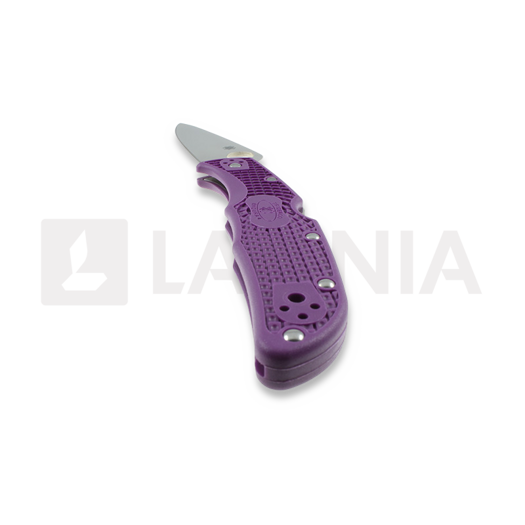 Spyderco Endura 4 k&auml;&auml;nt&ouml;veitsi, FRN, Flat Ground, purppura C10FPPR