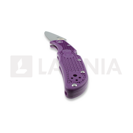 Spyderco Endura 4 kääntöveitsi, FRN, Flat Ground, purppura C10FPPR