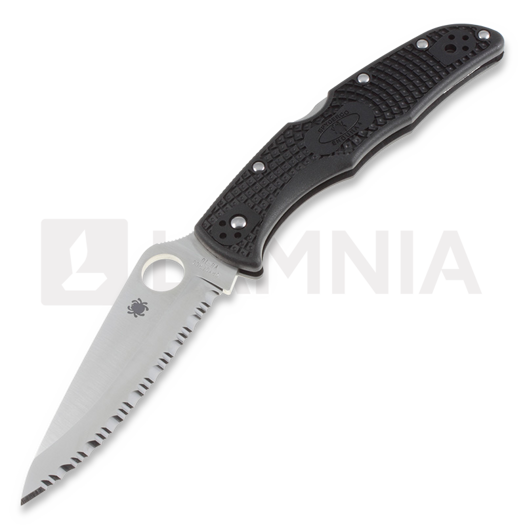 Spyderco Endura 4 kääntöveitsi, FRN, Spyder-edge C10SBK