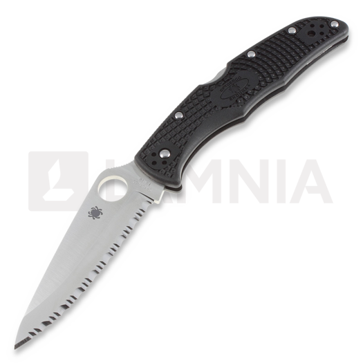 Spyderco Endura 4 kääntöveitsi, FRN, Spyder-edge C10SBK