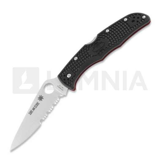 Nóż składany Spyderco Endura 4 Lightweight Thin Red LIne C10FPSBKRD