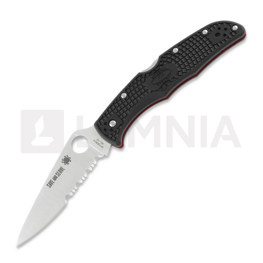 Spyderco Endura 4 Lightweight Thin Red LIne סכין מתקפלת C10FPSBKRD