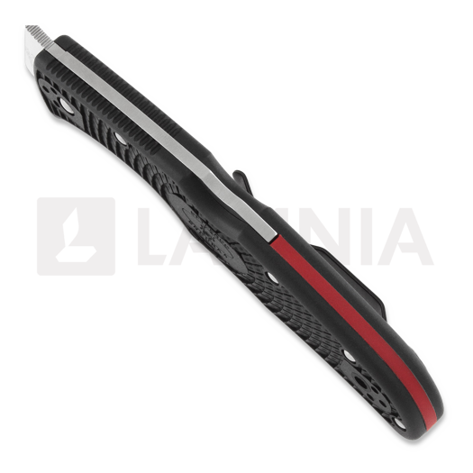 Spyderco Endura 4 Lightweight Thin Red LIne sulankstomas peilis C10FPSBKRD