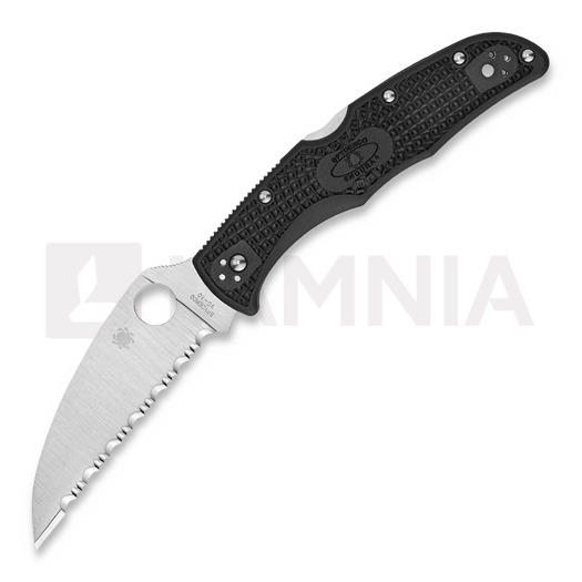 Spyderco Endura 4 Wharncliffe Lightweight 折り畳みナイフ, spyderedge C10FSWCBK