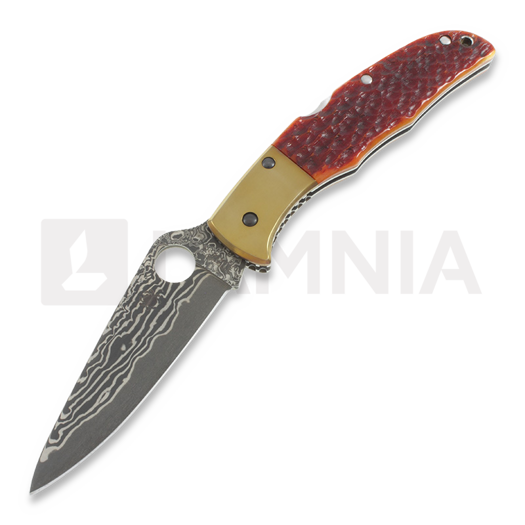 Spyderco Endura Orange Jigged Bone SPRINT RUN összecsukható kés C10JBOP