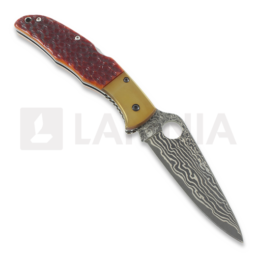 Складной нож Spyderco Endura Orange Jigged Bone SPRINT RUN C10JBOP