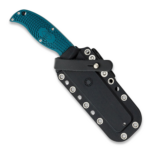Nuga Spyderco Enuff 2 Blue K390 Leaf FB31PBL2K390