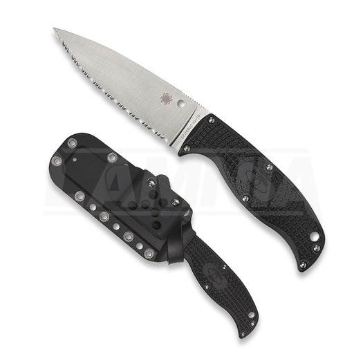 มีด Spyderco Enuff 2 Leaf Shape, spyderedge FB31SBK2