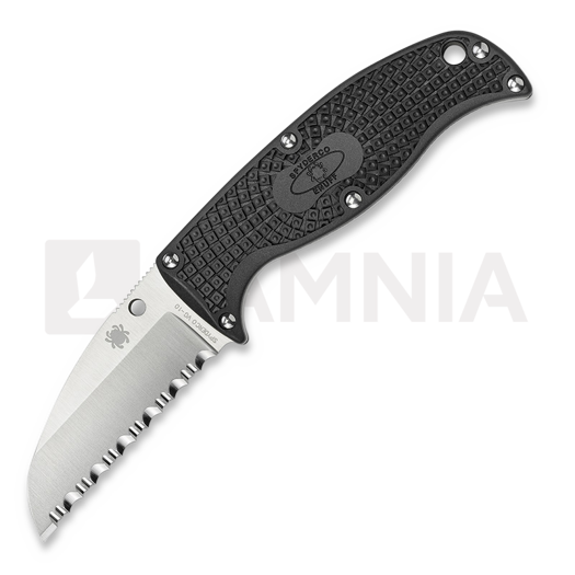Nóż Spyderco Enuff Sheepfoot, czarny FB31SBK