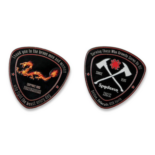 Spyderco Fire Dragon Coin 2022 COINFD2022