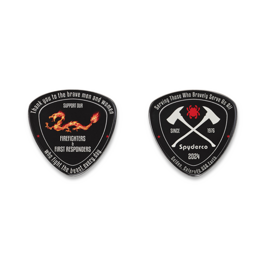 Spyderco Fire Dragon Coin 2024 COINFD2024