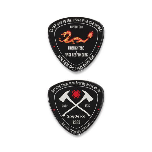 Spyderco Fire Dragon Coin 2025 COINFD2025