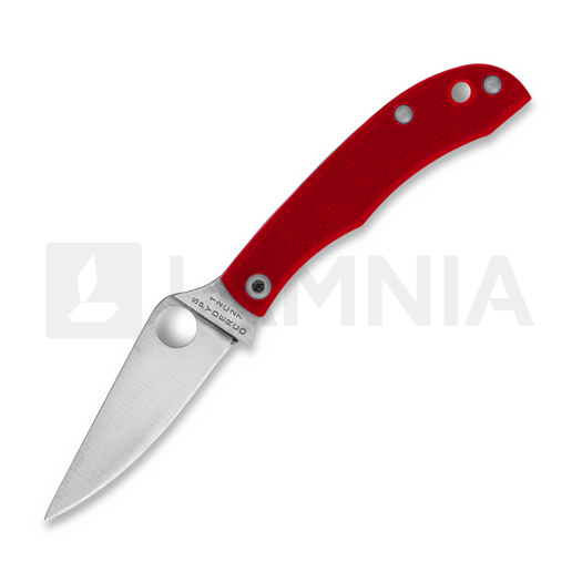 Spyderco HoneyBee G10 foldekniv, rød C137GRDP