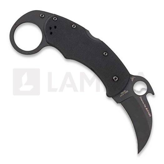Spyderco Karahawk folding knife, black C170GBBKP