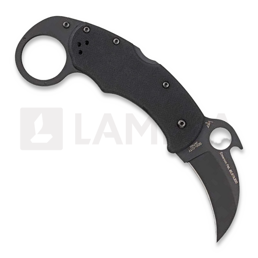 Liigendnuga Spyderco Karahawk, must C170GBBKP